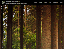 Tablet Screenshot of outsidemediagroup.com